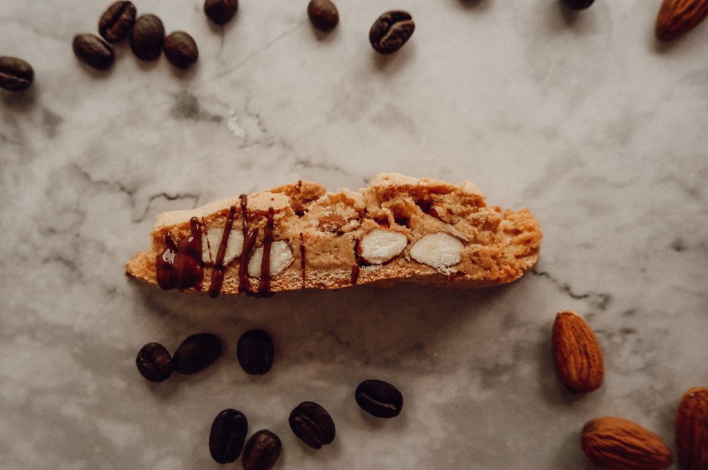 Ein Bildbeispiel für einen selbstgemachten ital. Biscotto.